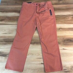 Southern Marsh Mens Seawash Chino Pants Coral Size 36x30